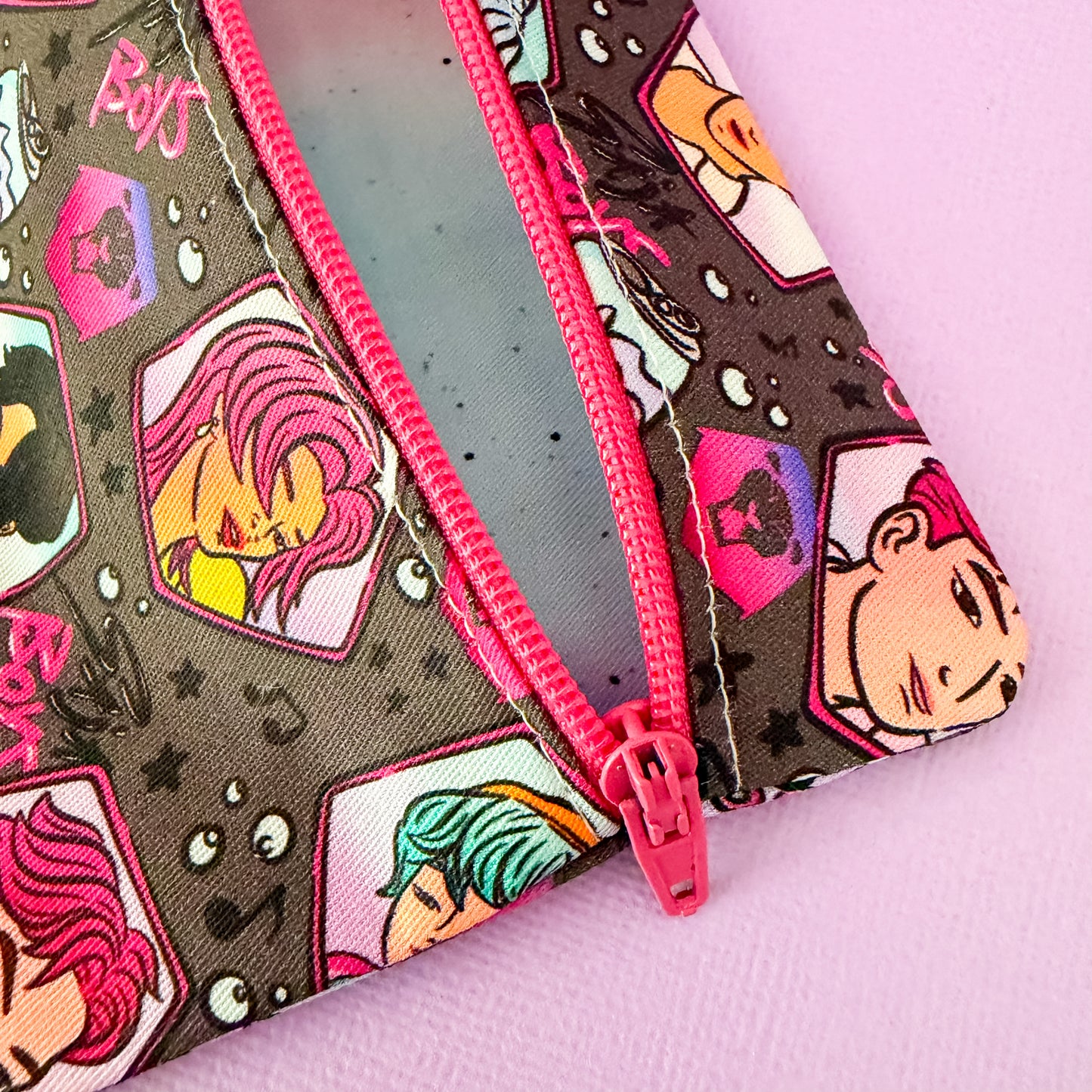 K-Pop Demon Hunters Saja Boys Flat Lay Pouch