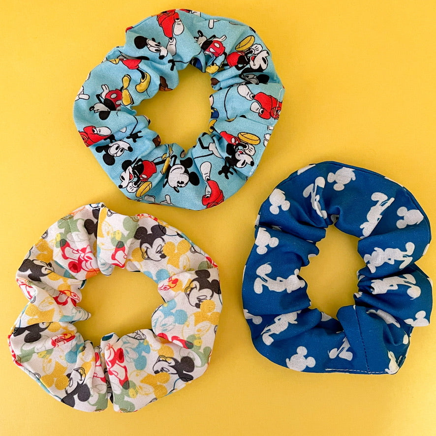 Bright Mickey Scrunchie Set