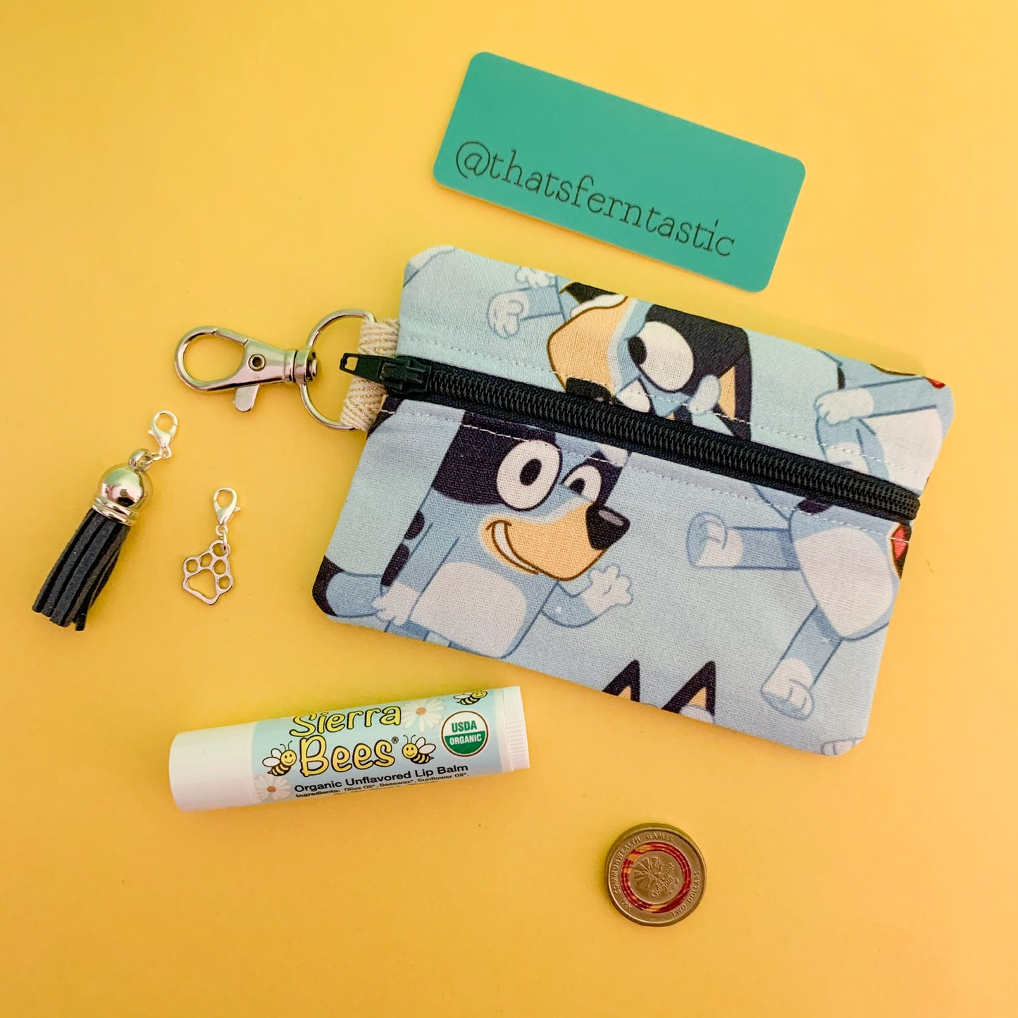 Blue Bluey Mini Pouch