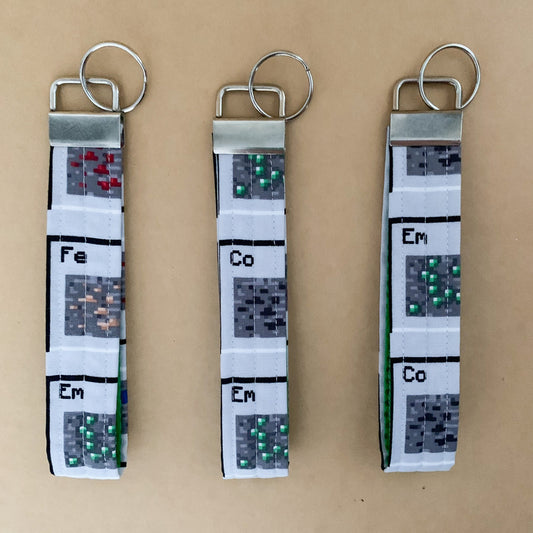 Minecraft Ores Keyfob