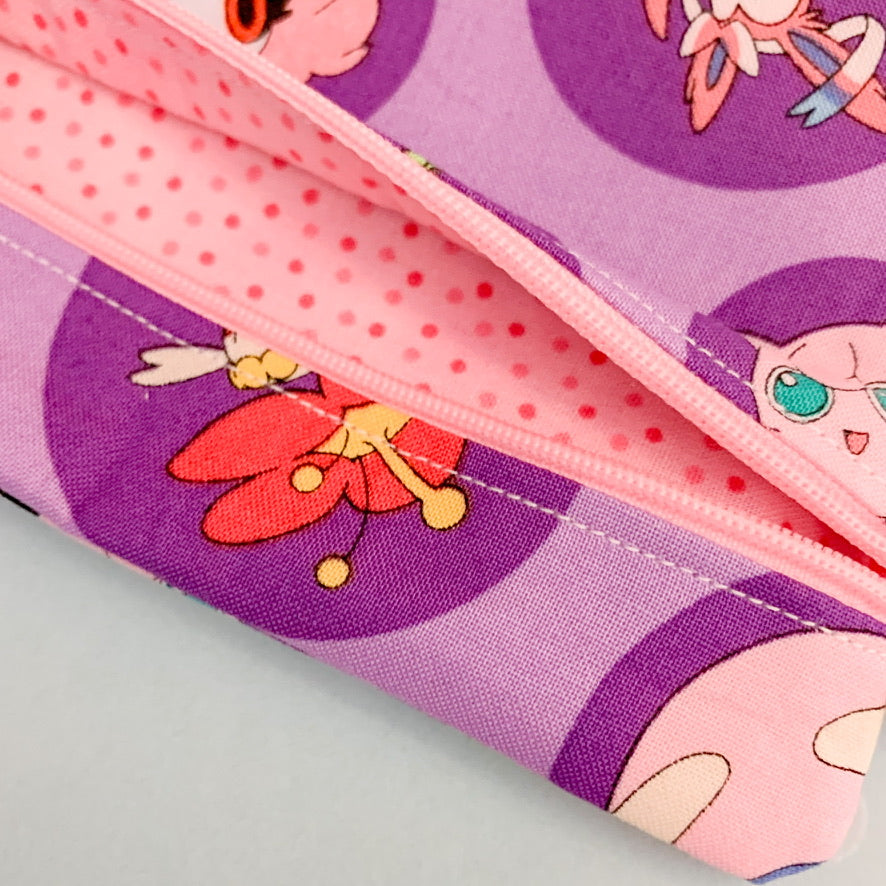 Pokemon Fairy Types Flat Lay Pouch