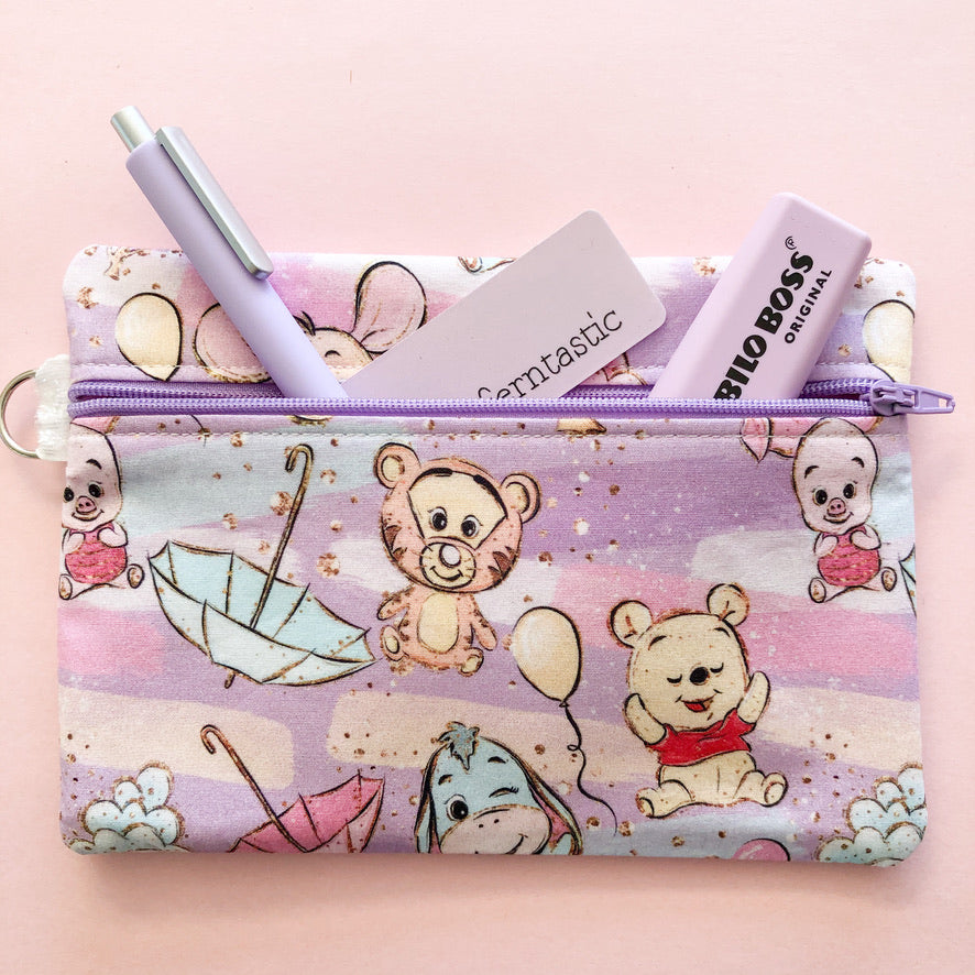 Cutie Winnie The Pooh Flat Lay Pouch