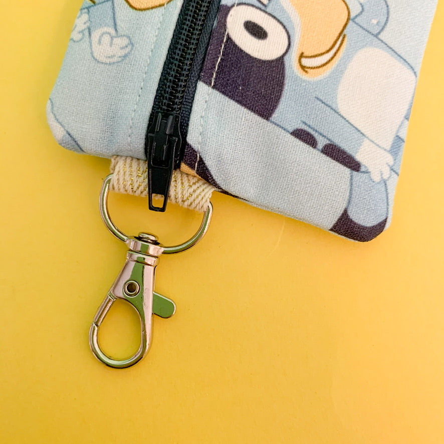 Blue Bluey Mini Pouch