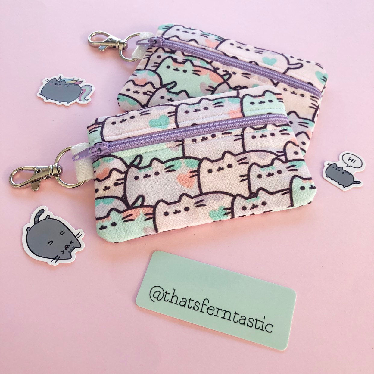 Pastel Pusheen Cat Mini Pouch