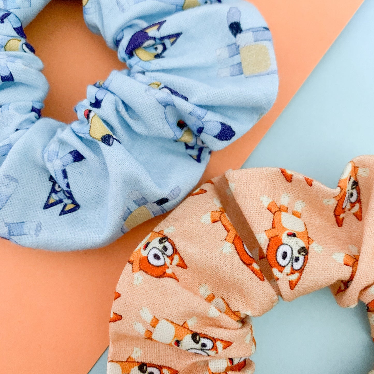 Bluey Scrunchie Duo