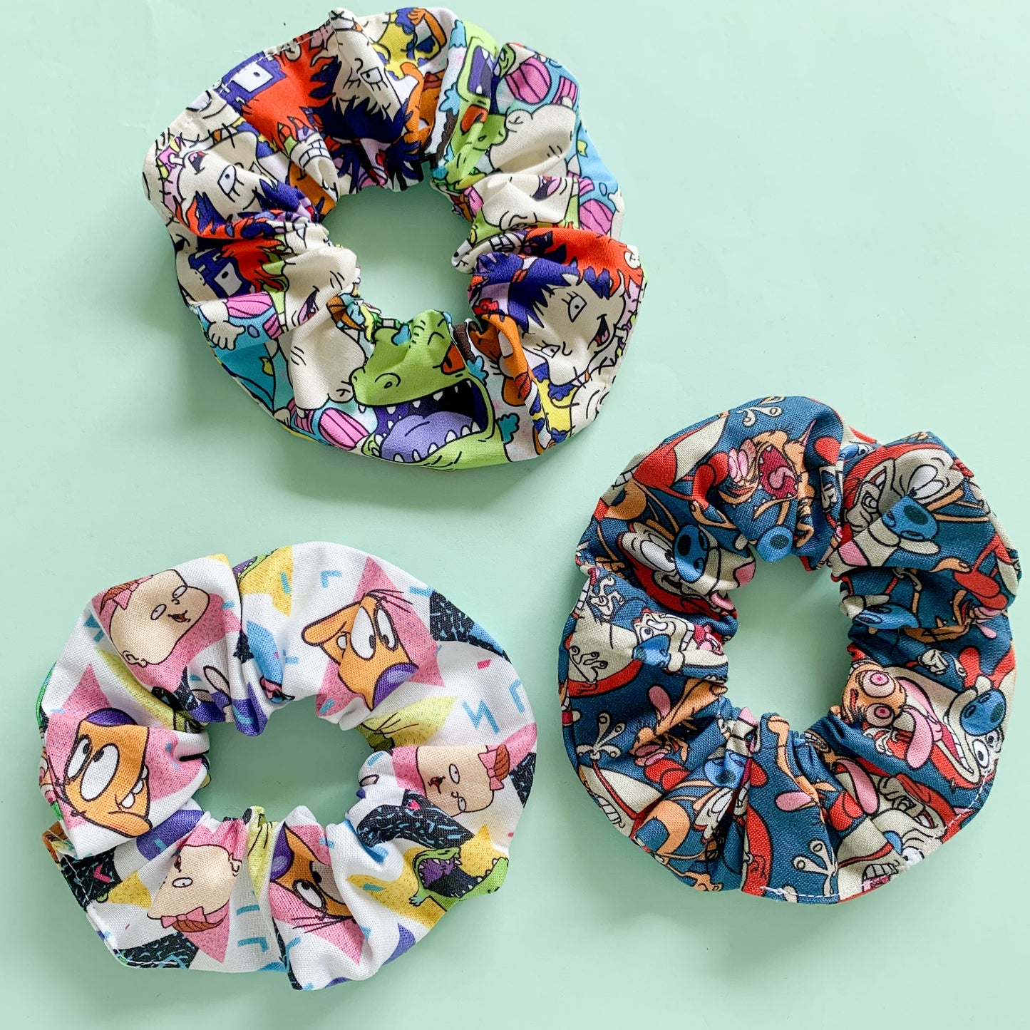 Retro Nickelodeon Scrunchie Set