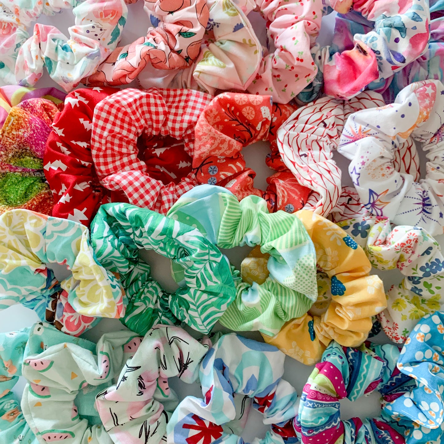 Florals and Patterns Theme Scrunchie Advent Box