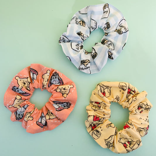 Classic Winnie The Pooh Scrunchie Set