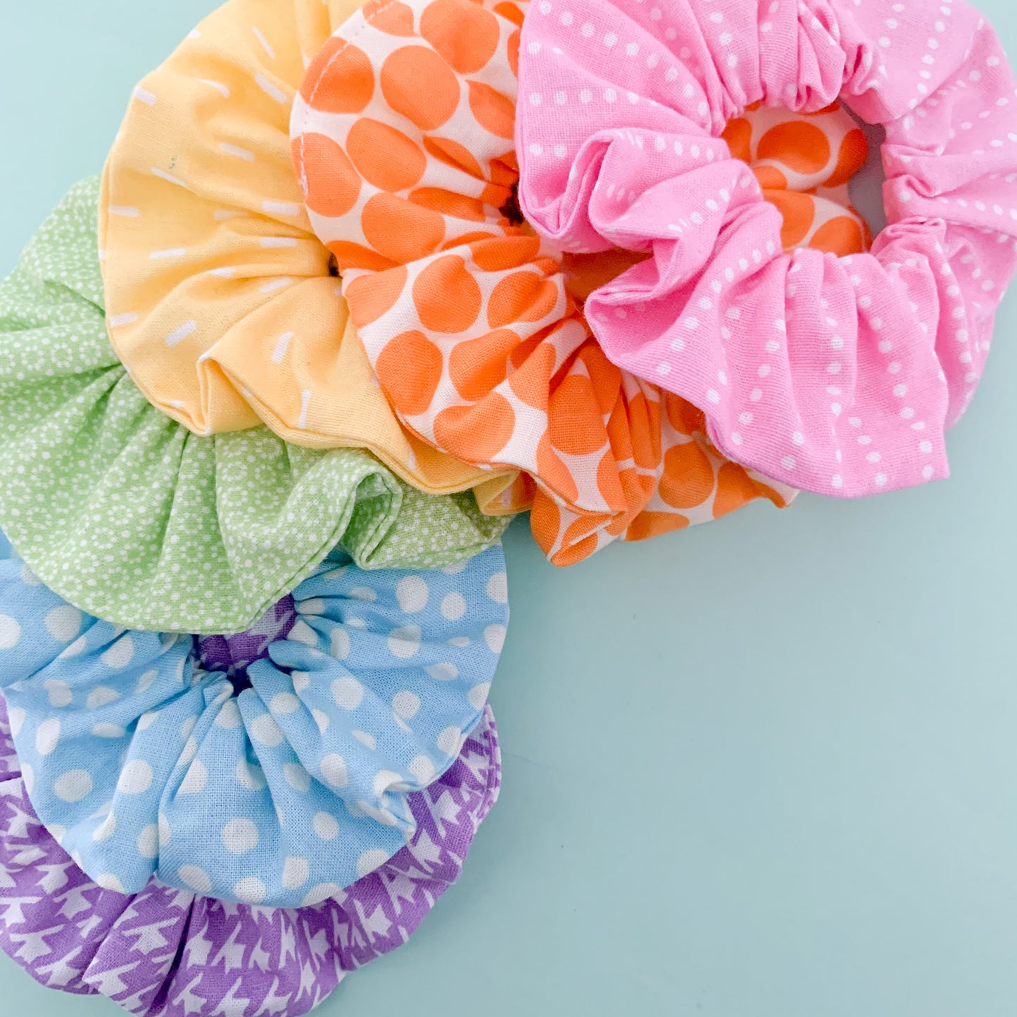Pastel Basics Scrunchie Set