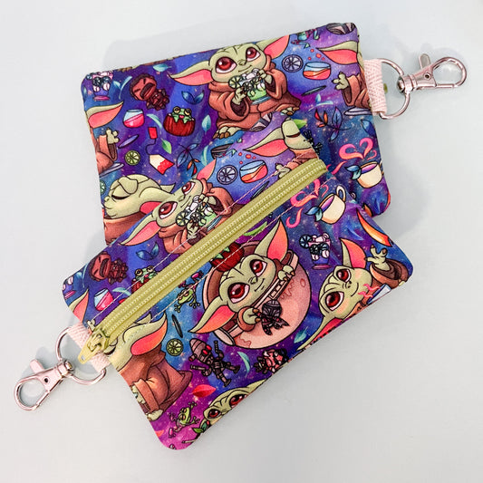 Galaxy Child/Baby Yoda Mini Pouch