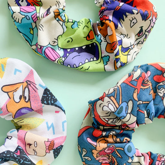Retro Nickelodeon Scrunchie Set