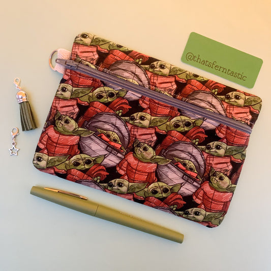 Grogu Baby Yoda Flat Lay Pouch