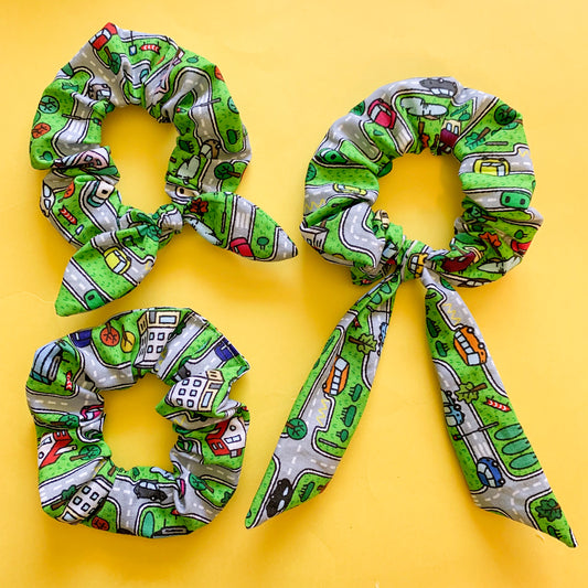 Road Map Play Mat Scrunchies