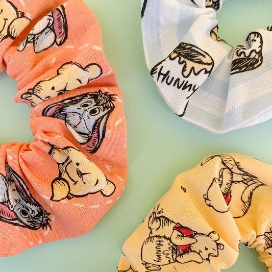Classic Winnie The Pooh Scrunchie Set