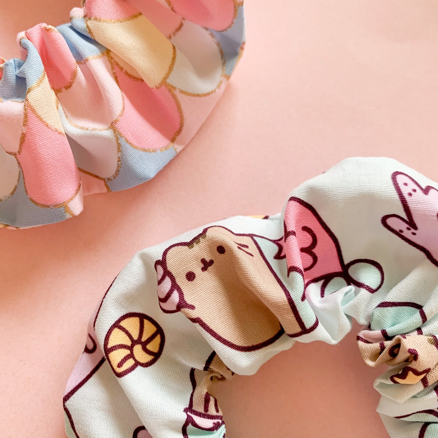 Mermaid Pusheen Scrunchie Duo