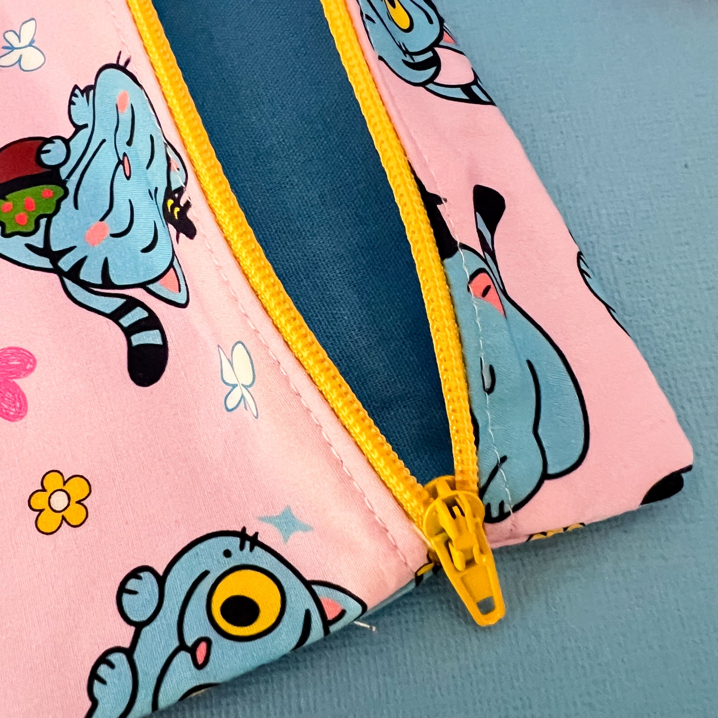 Derpy Tiger K-Pop Demon Hunters Flat Lay Pouch