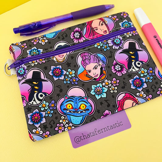 K-Pop Demon Hunters Flat Lay Pouch