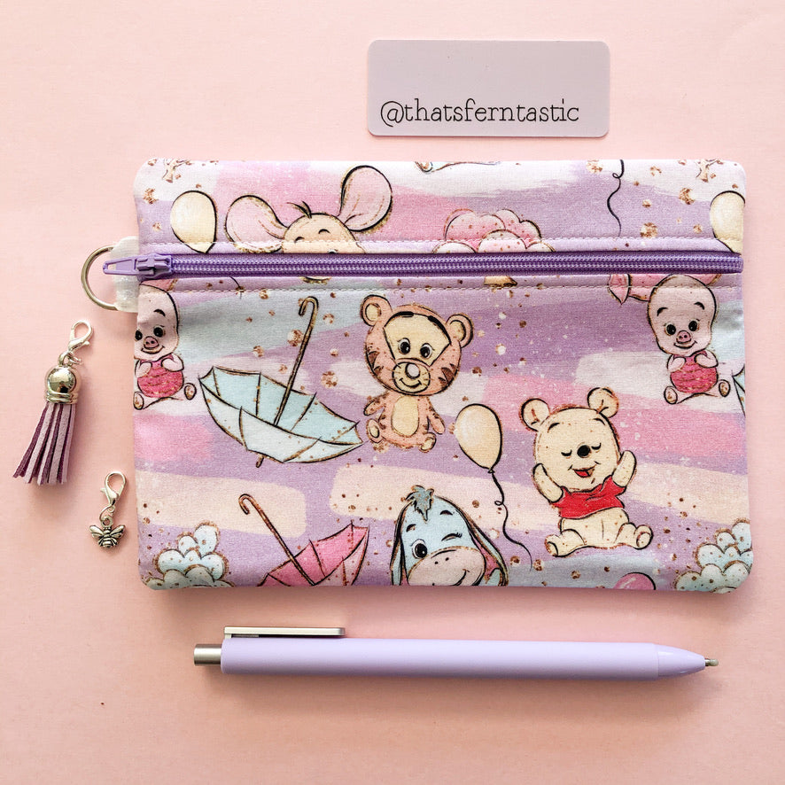 Cutie Winnie The Pooh Flat Lay Pouch