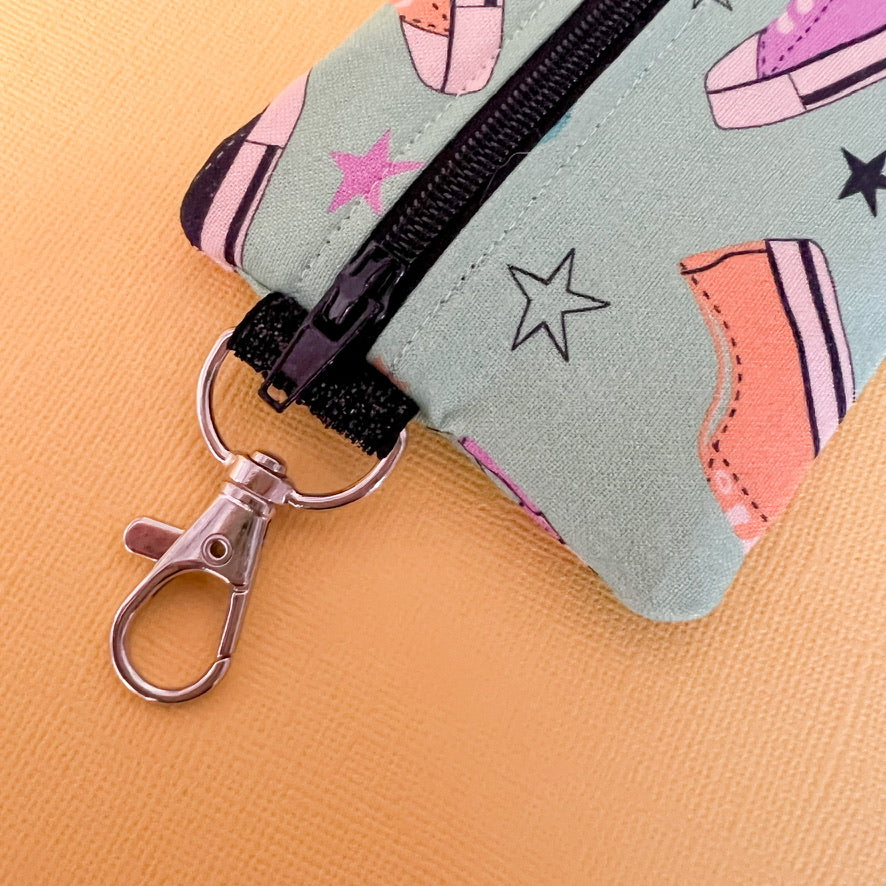 90s Canvas Shoes Mini Pouch