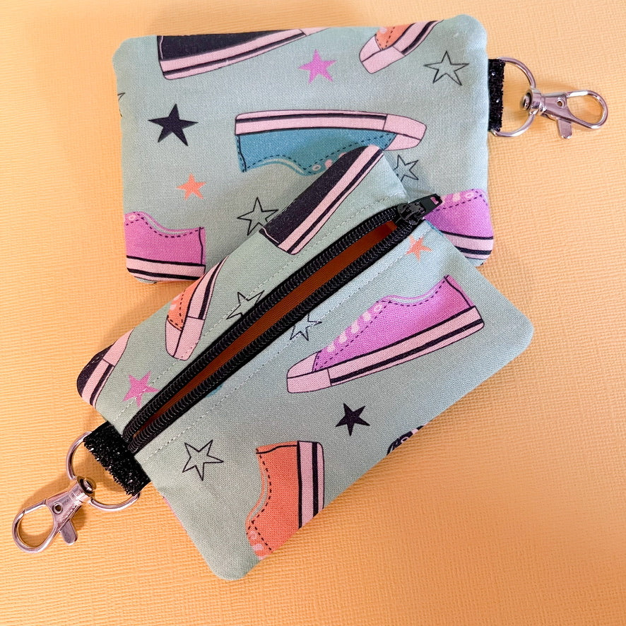 90s Canvas Shoes Mini Pouch