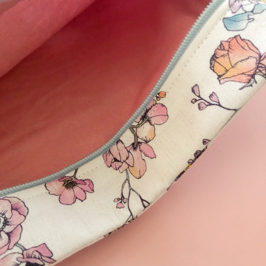 Country Garden Flat Lay Pouch