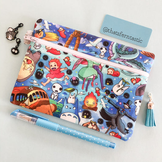 Studio Ghibli Flat Lay Pouch