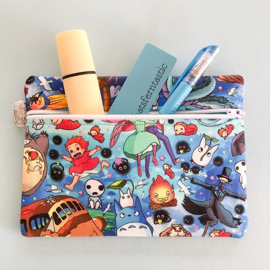 Studio Ghibli Flat Lay Pouch