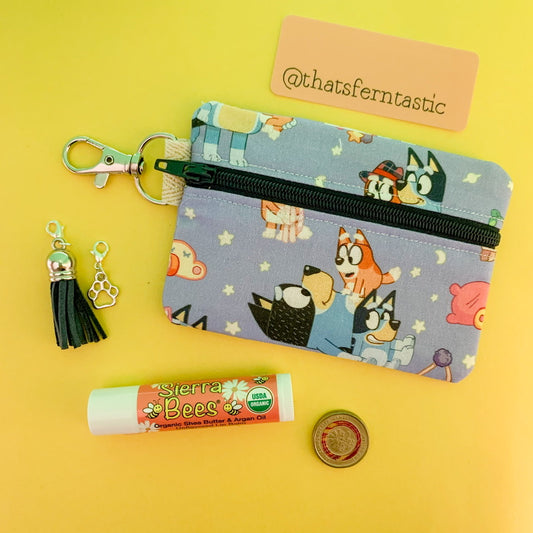 Purple Bluey Mini Pouch