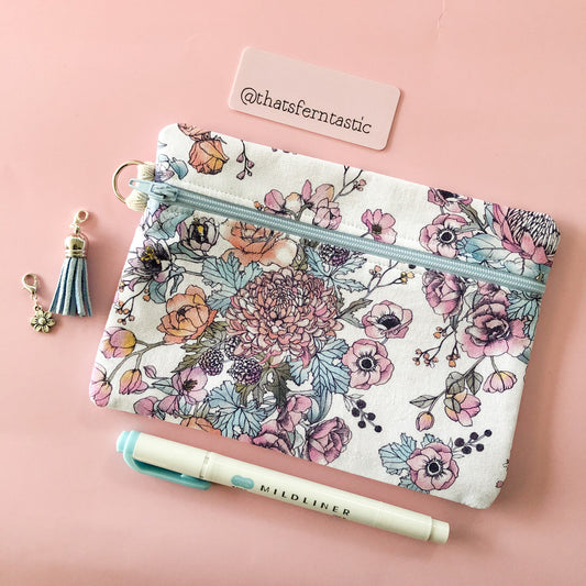 Country Garden Flat Lay Pouch