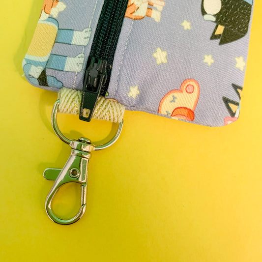 Purple Bluey Mini Pouch