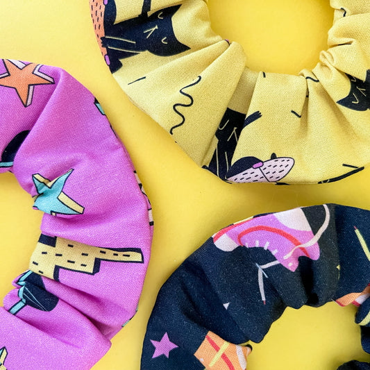 90s Scrunchie Set - Warm Tones