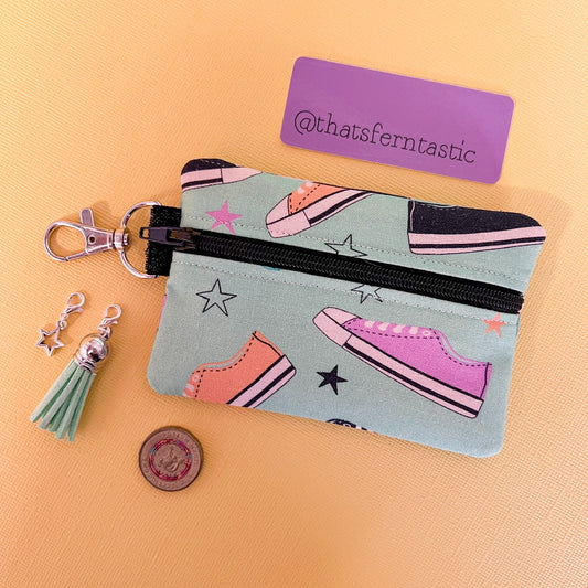 90s Canvas Shoes Mini Pouch