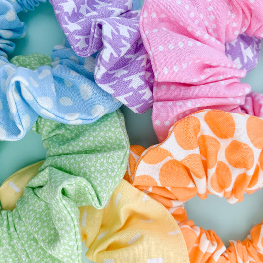 Pastel Basics Scrunchie Set