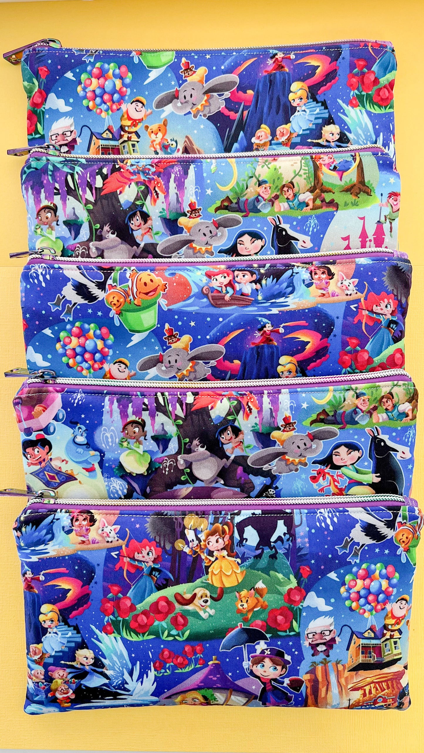 Deluxe Disney Mash Up Zipper Pouch