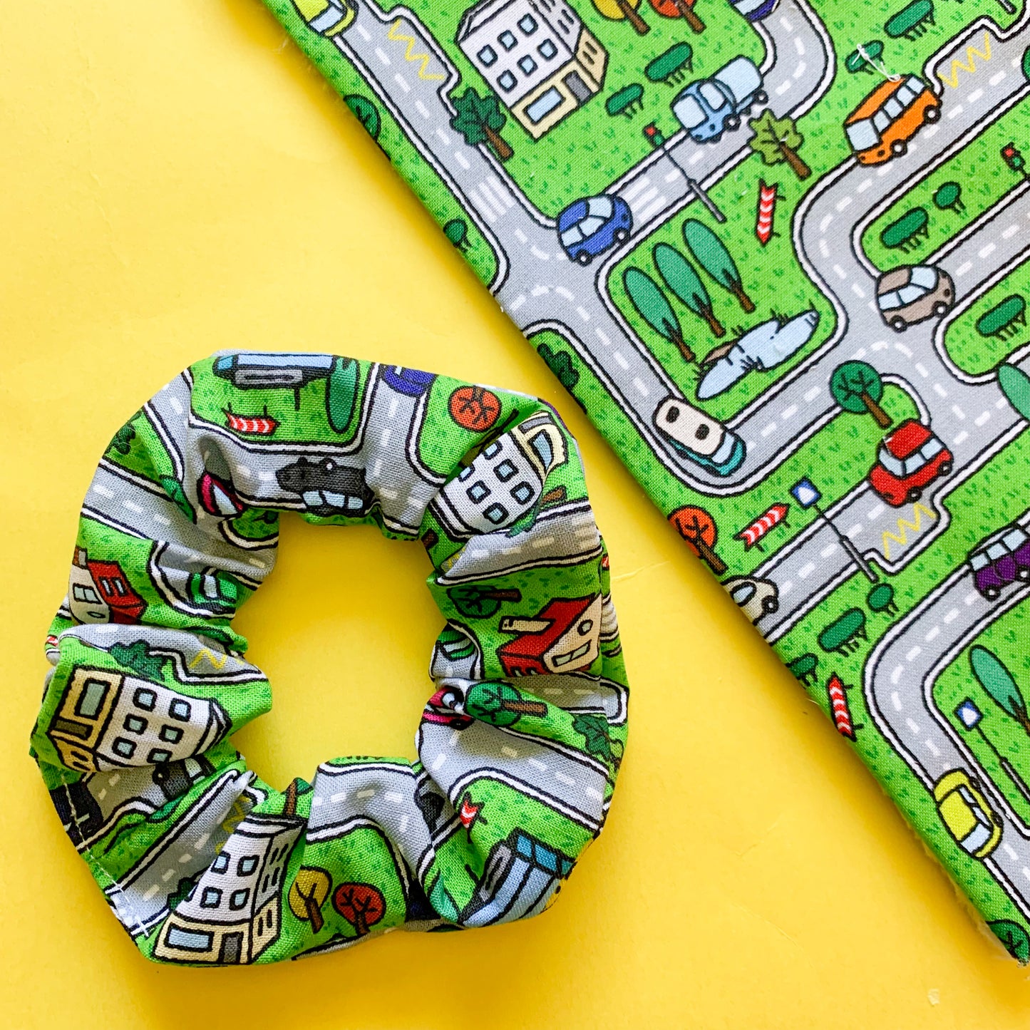 Road Map Play Mat Scrunchies