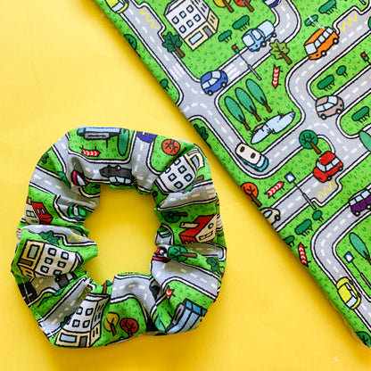 Road Map Play Mat Scrunchies