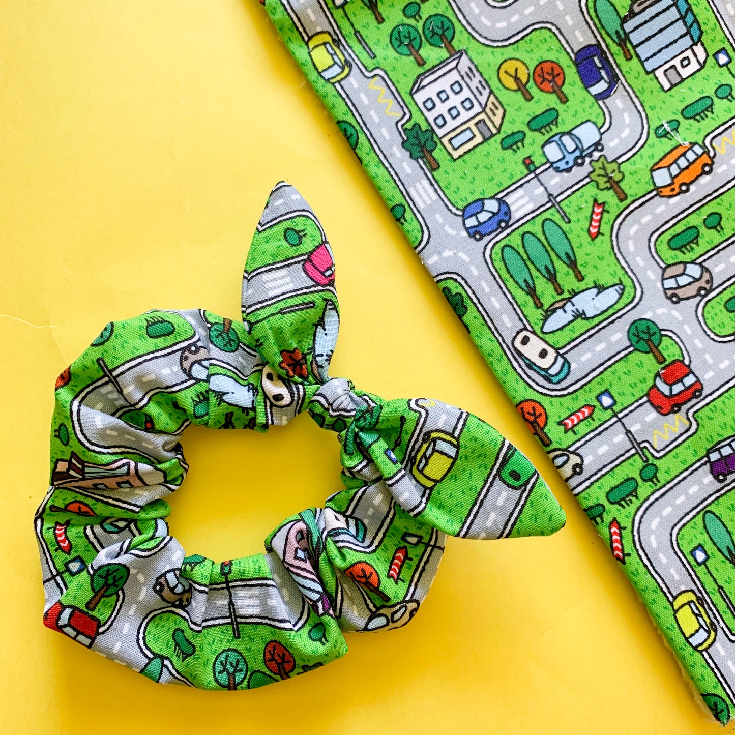 Road Map Play Mat Scrunchies