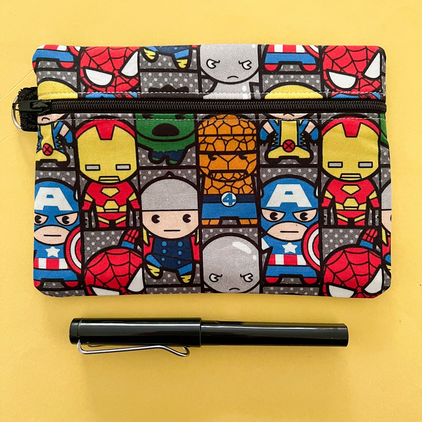 Chibi Marvel Flat Lay Pouch