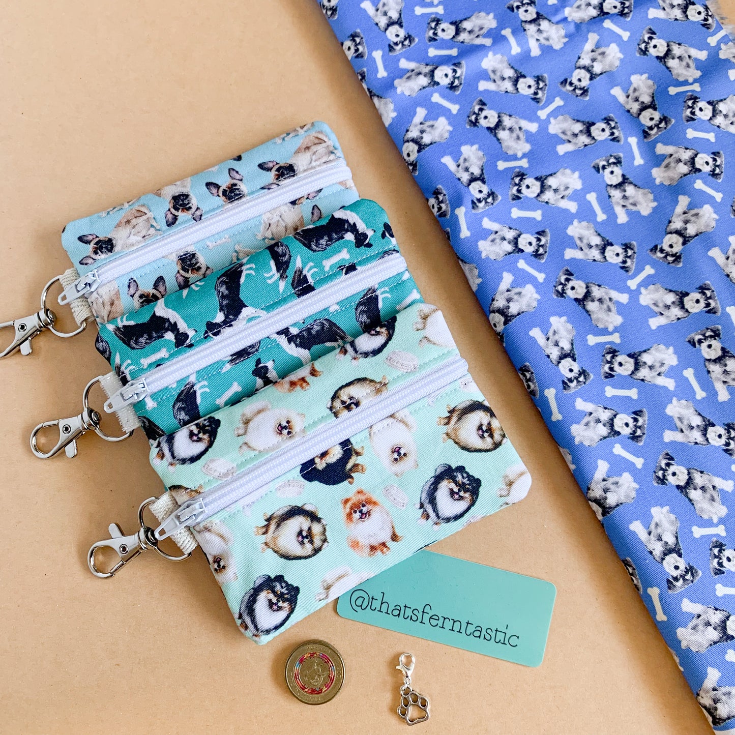 Dog Breed Mini Pouches