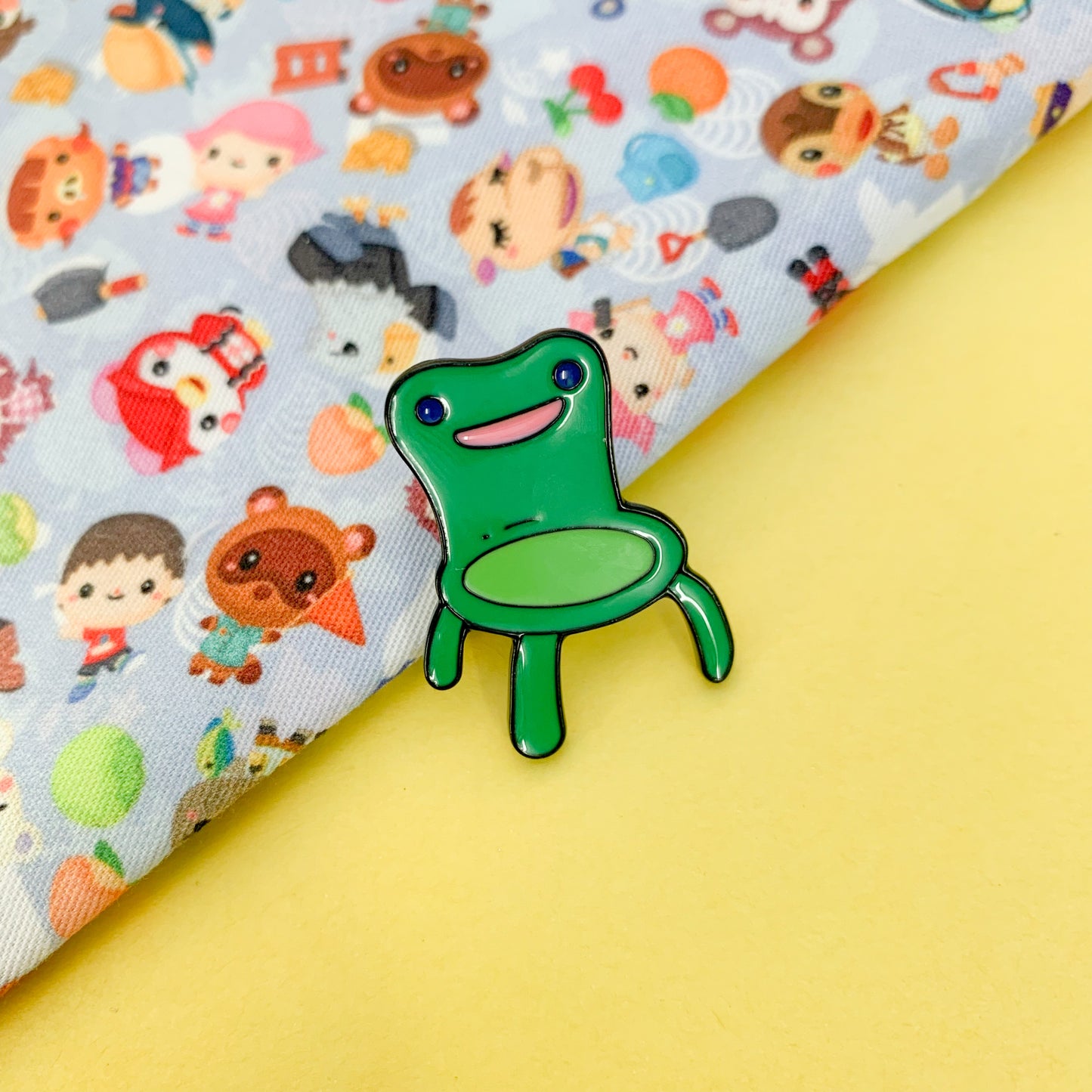 Froggy Chair Enamel Pin