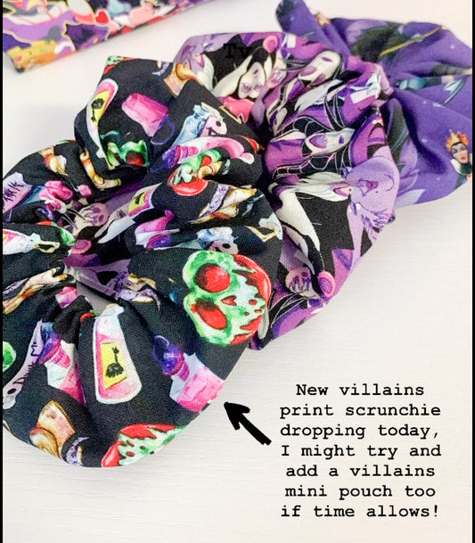 Disney Villains Scrunchie Set