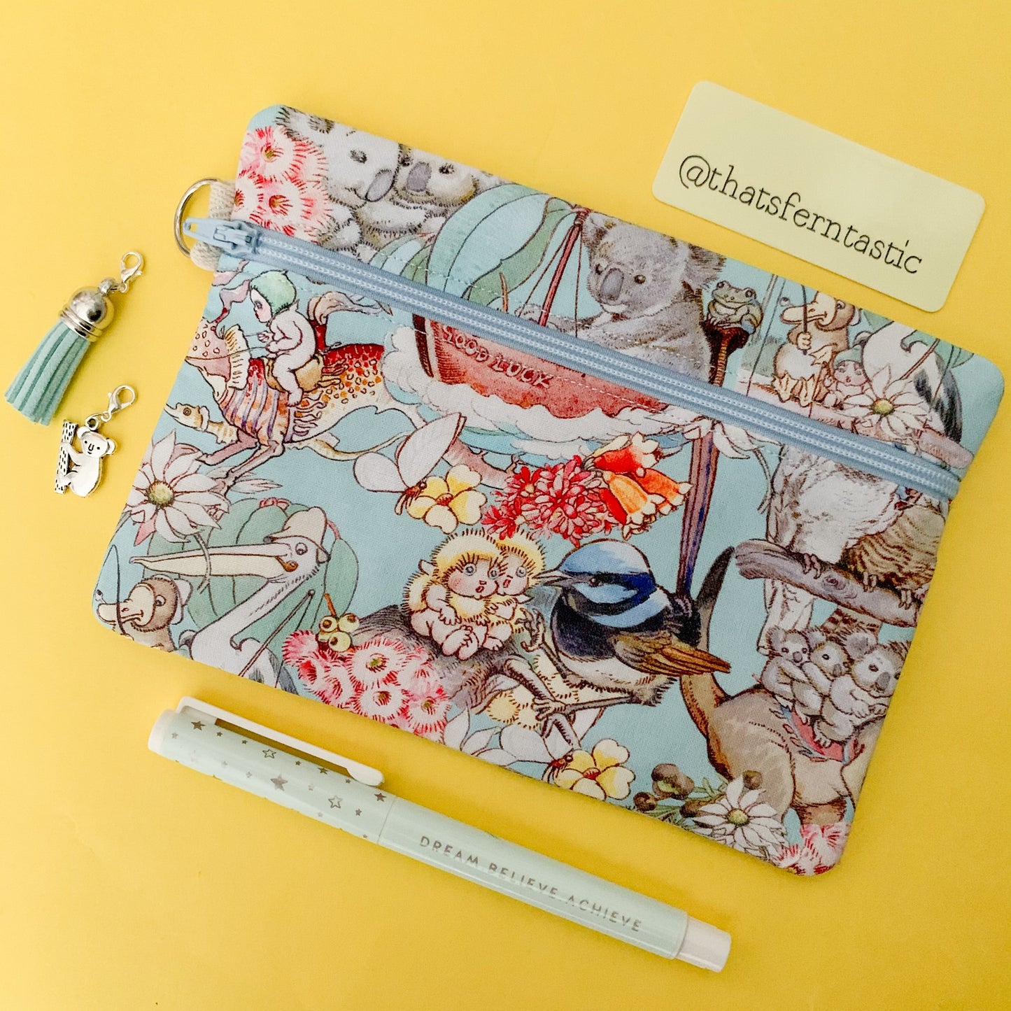Gumnut Babies and Friends Flat Lay Pouch