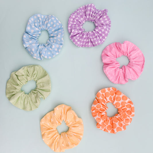 Pastel Basics Scrunchie Set
