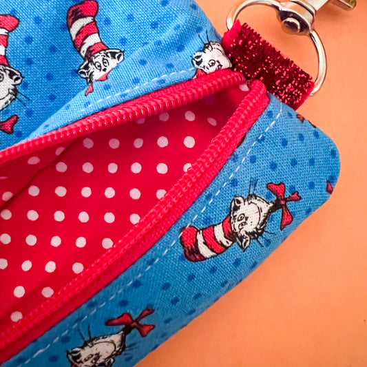 Cat In The Hat Mini Pouch