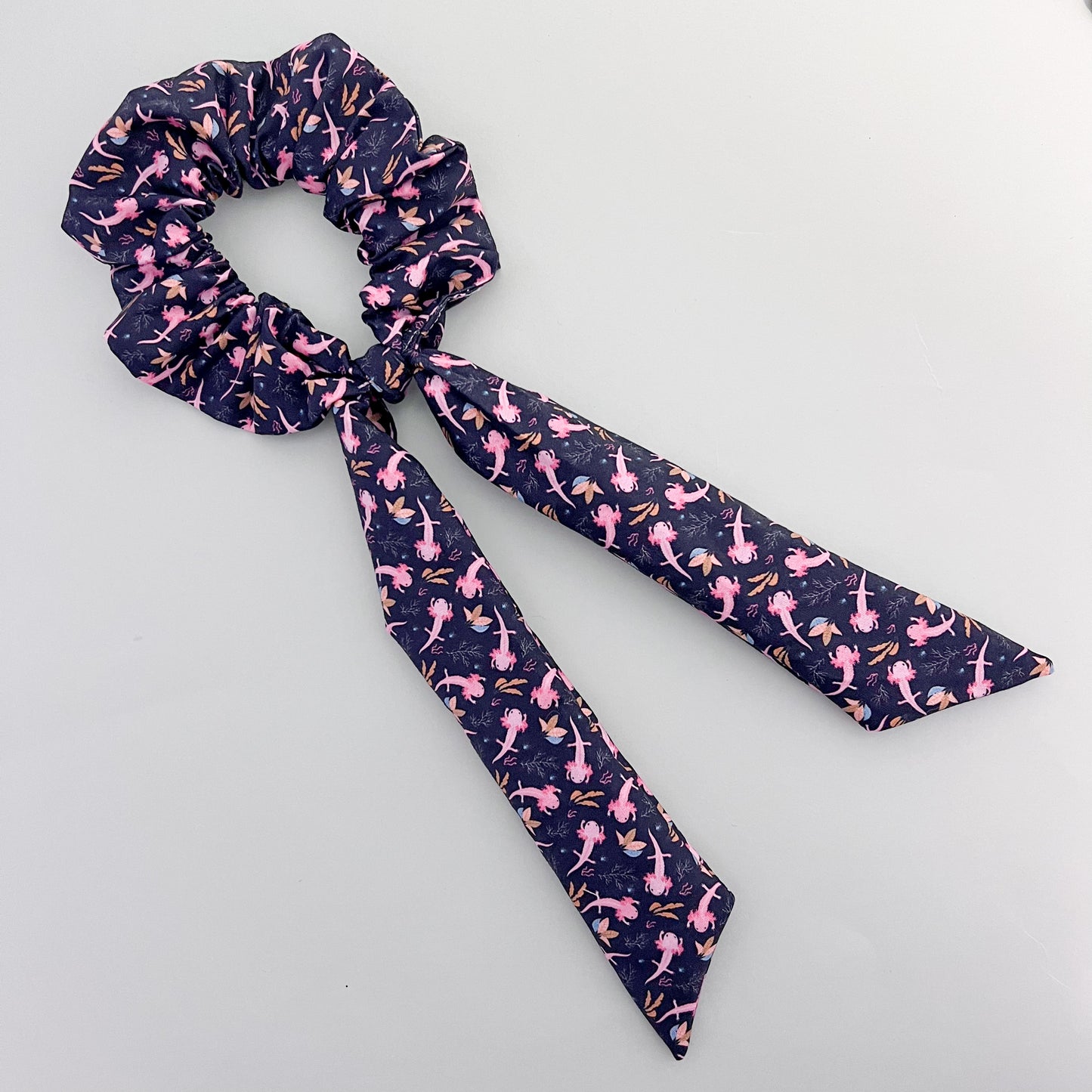 Axolotl Scrunchies
