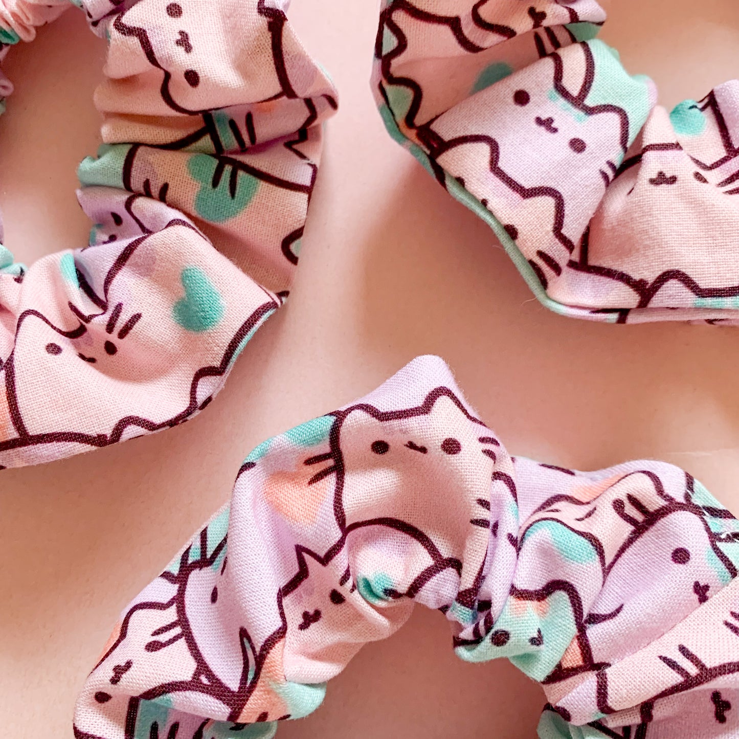 Pastel Pusheen Scrunchie