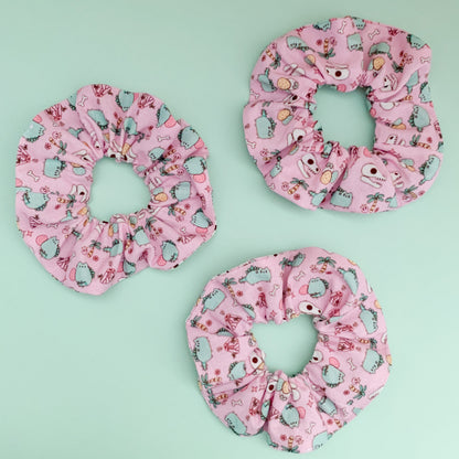 Dino Pusheen Scrunchie