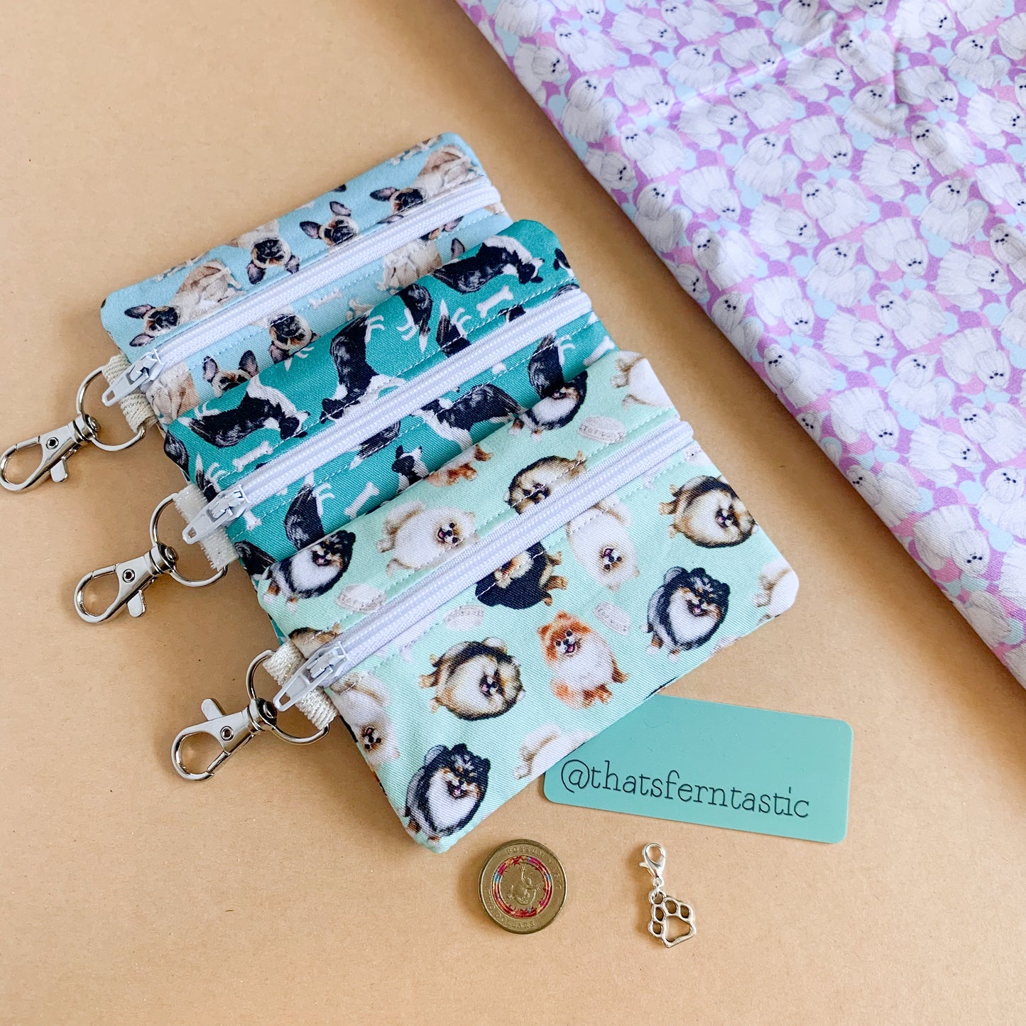 Dog Breed Mini Pouches