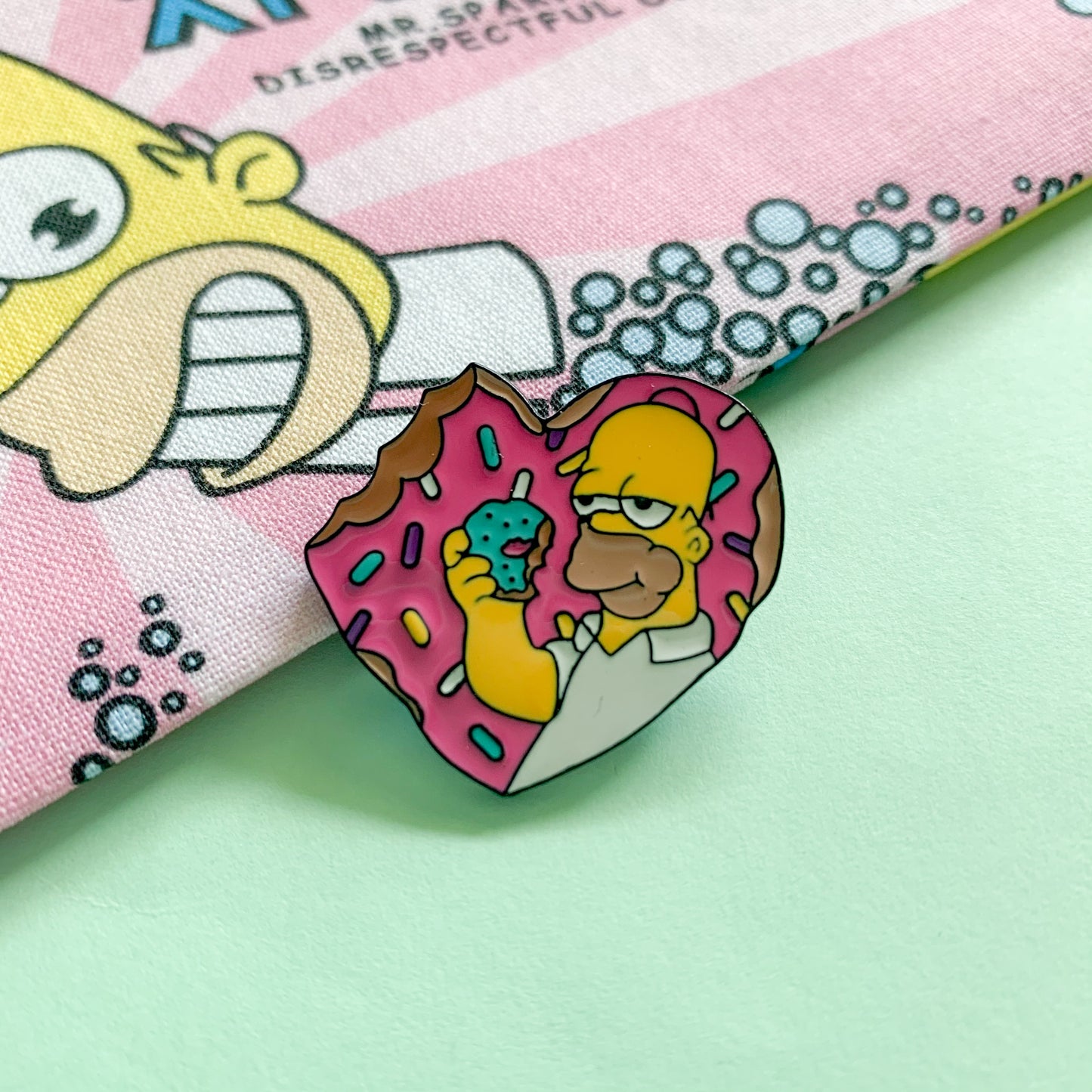 Homer Simpson Doughnut Enamel Pin