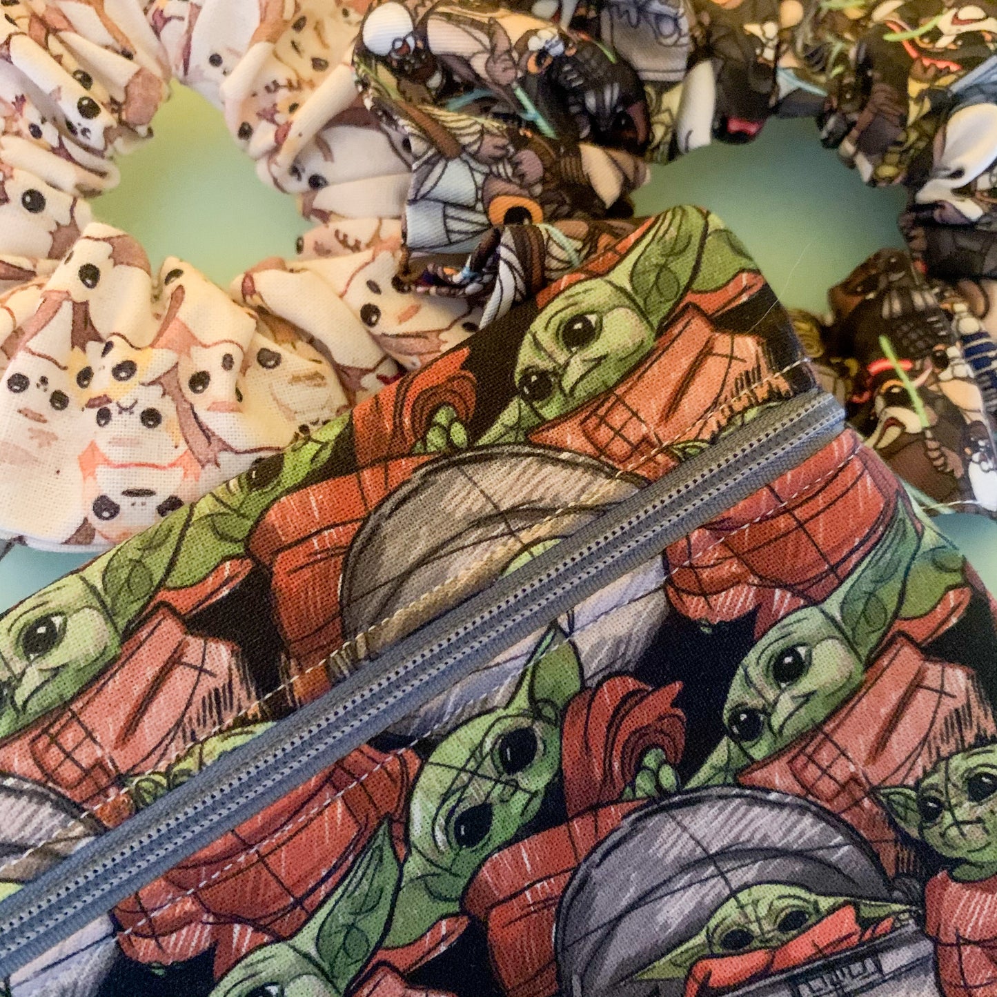 Grogu Baby Yoda Flat Lay Pouch